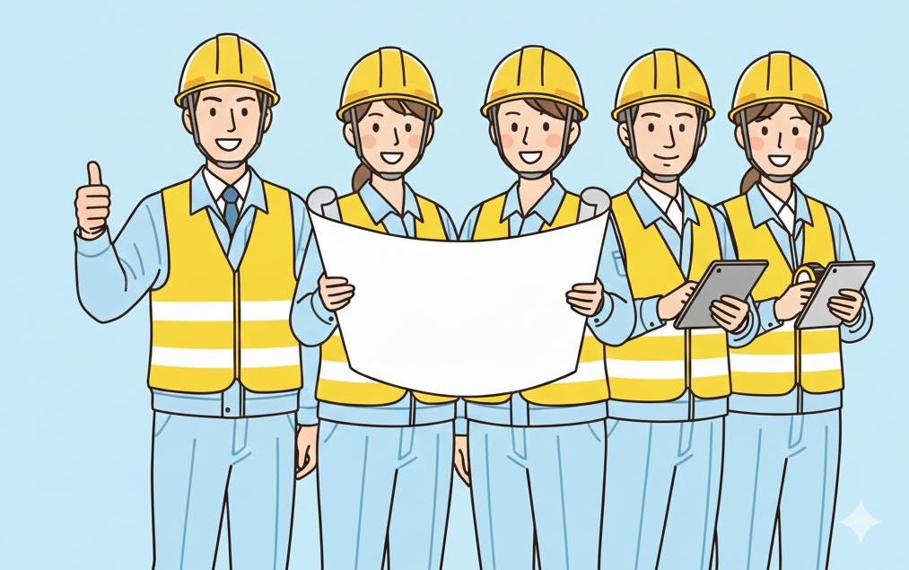 作業風景の写真